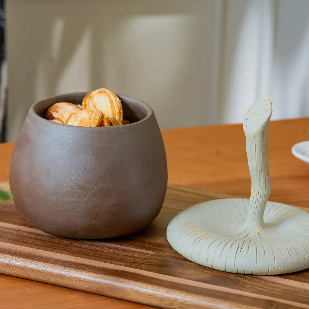 Boîte de rangement avec couvercle décorative, idéale pour apporter ordre et élégance.