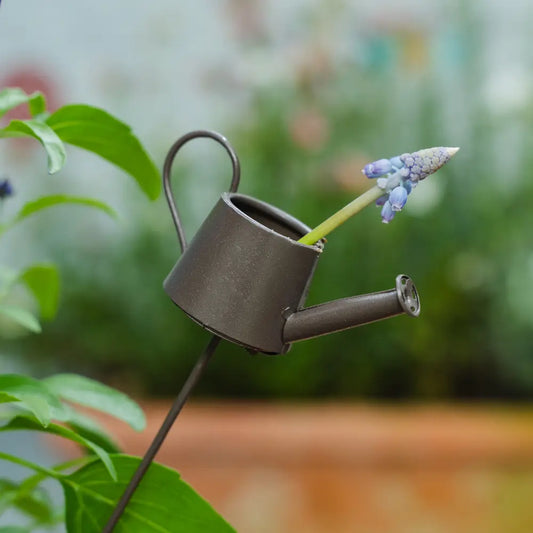 Decoration pot de fleurs – Décoratif arrosoir en pot avec fleur pour jardinière.