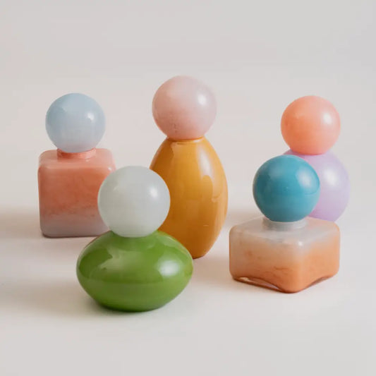 Diffuseur de parfum design Élixir Céleste en verre soufflé