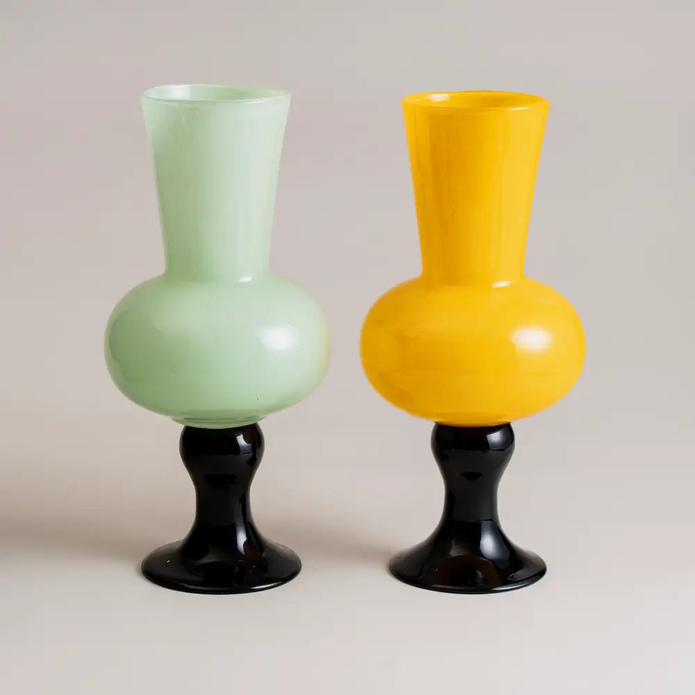 Vase coloré vert menthe soufflé à la bouche – Royal Echo Menthe Impériale