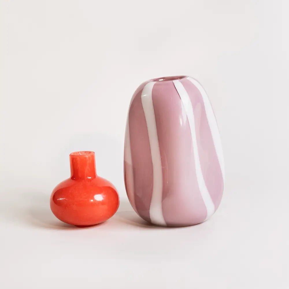 vase design rose et bleu parfait pour cadeau maison