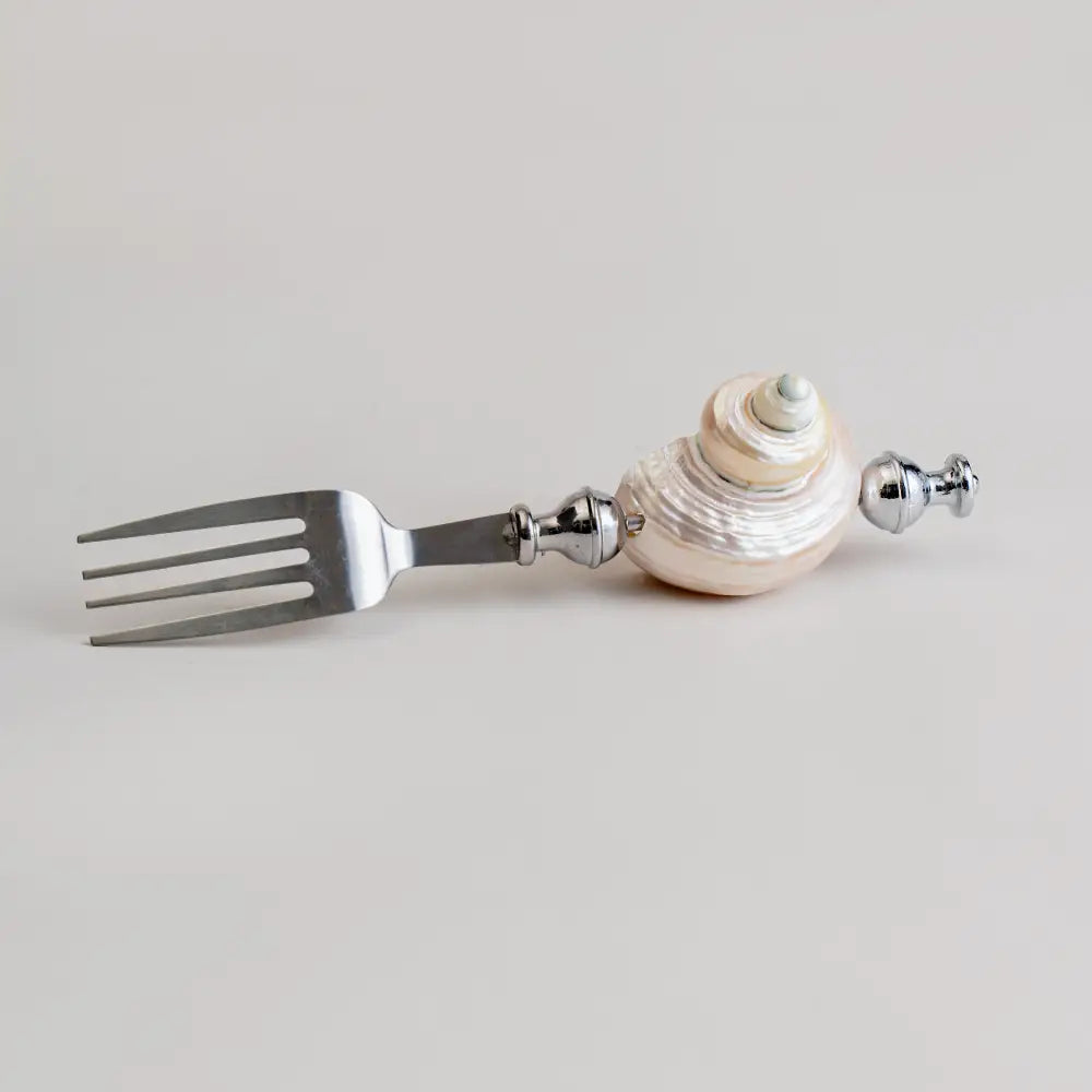 Set artisanal de couverts à dessert décoratifs, cuillère et fourchette