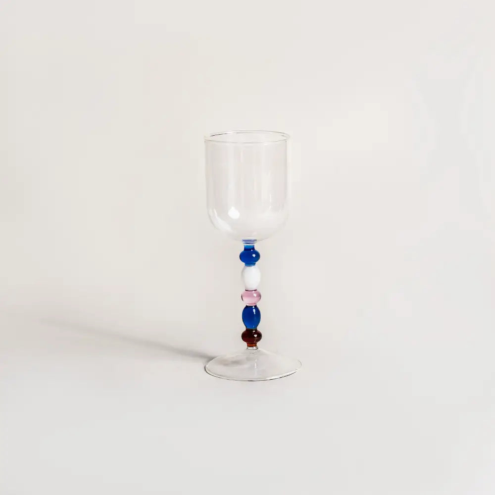 Verres à jus design soufflés à la bouche, transparents et élégants