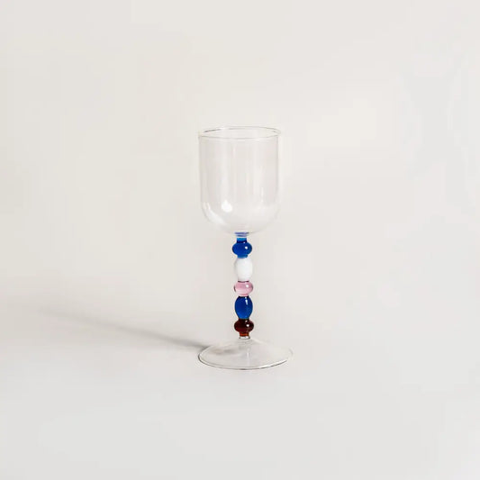 Verres à jus design soufflés à la bouche, transparents et élégants