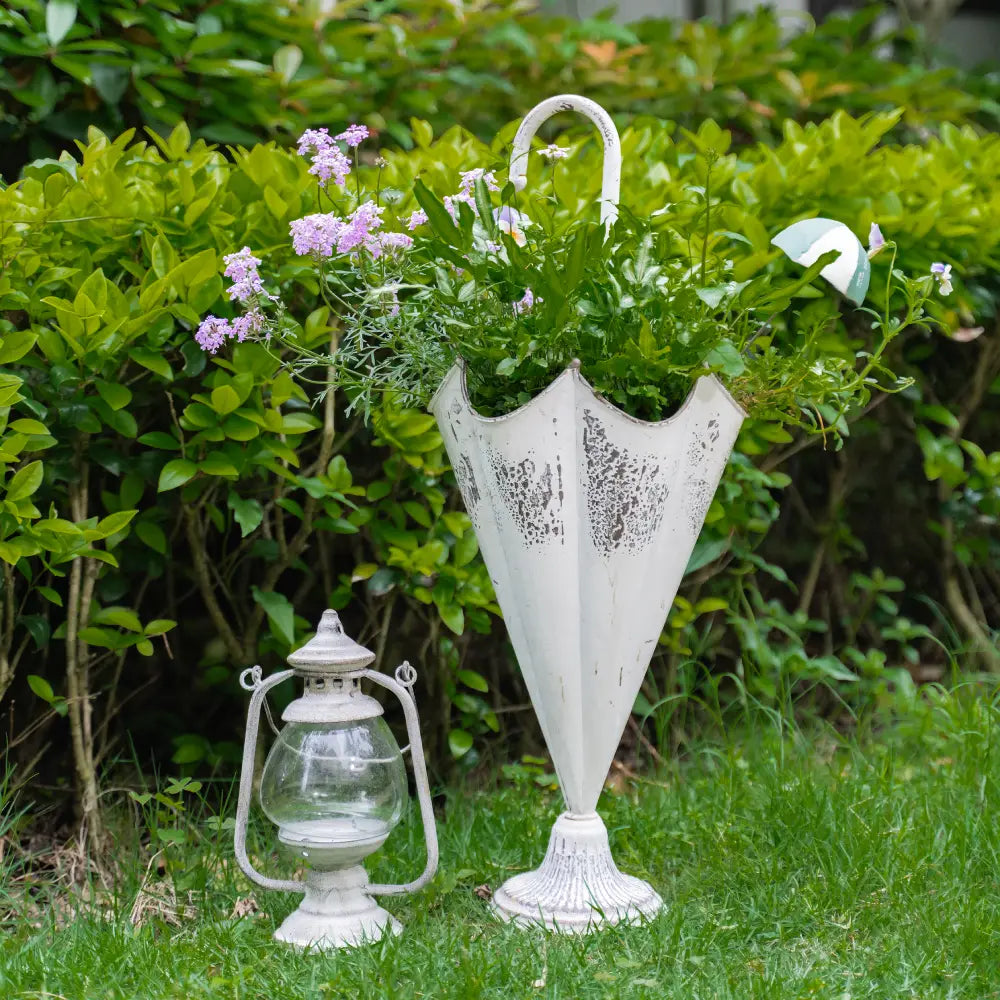pots de fleur terrasse design parapluie