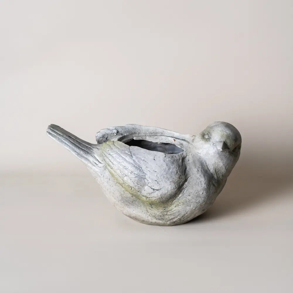 pot de fleur intérieur oiseau en oxyde de magnésium