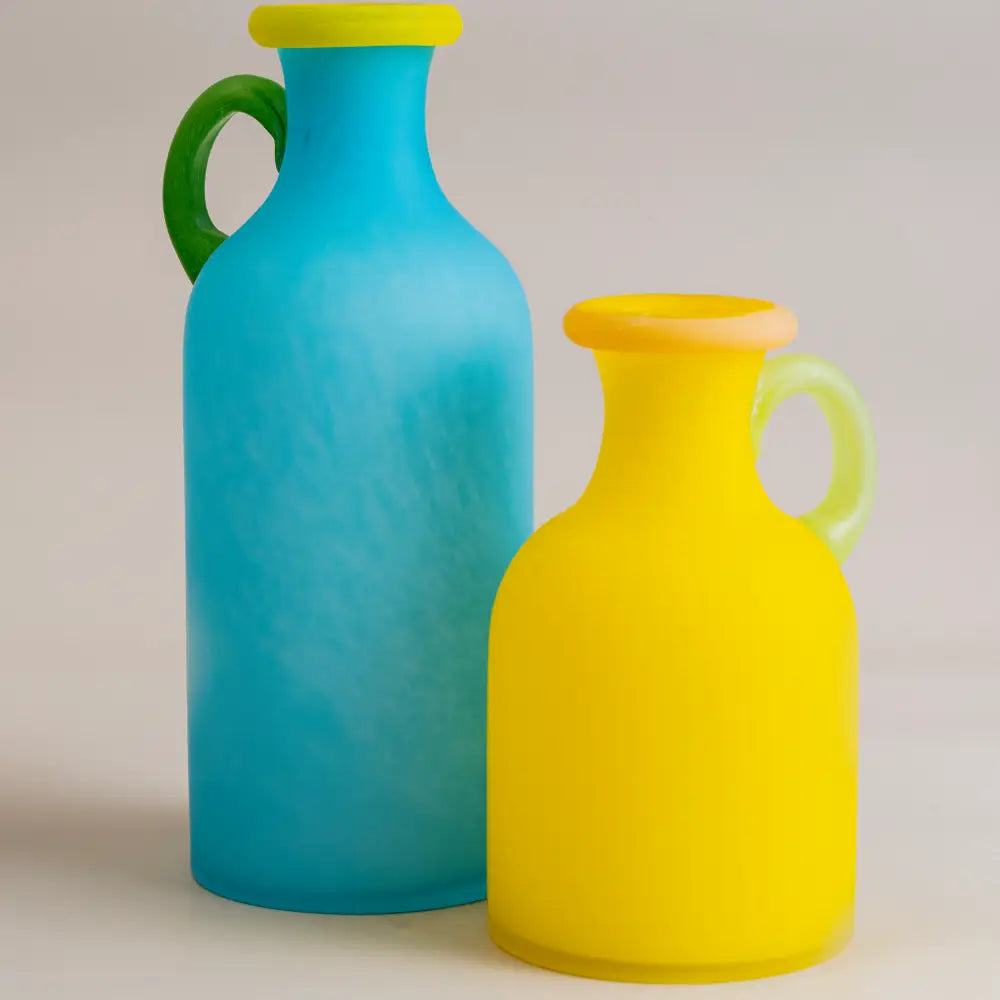 vase en verre décoratif soufflé à la main pour fleurs