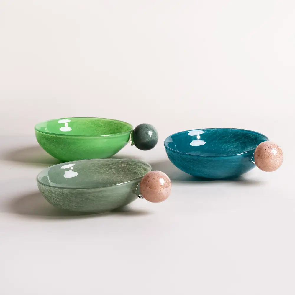 Collection Équilibre Chromatique – coupelle en verre design moderne