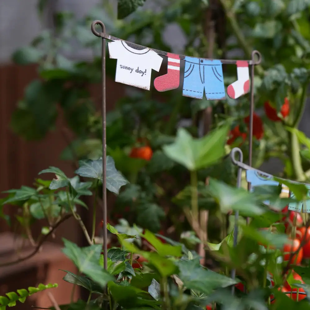 Décoration de pot de fleurs mini vêtements suspendus